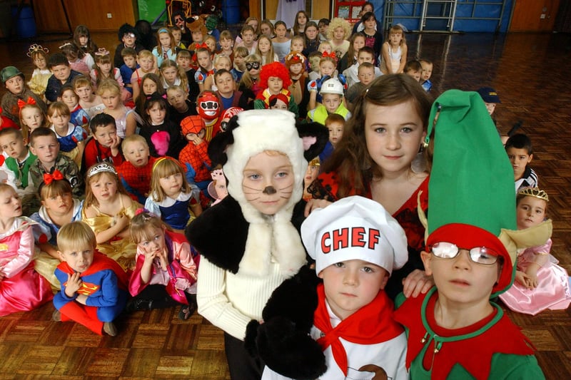 A flashback to 2004 where pupils from Fellgate Primary School were dressed as their favourite book characters. Do you recognise anyone in the photo?