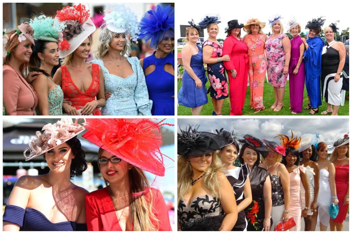 Ladies Races Smart Doncaster St Leger Ladies’ Day: 26 stunning pictures of best dressed ...
