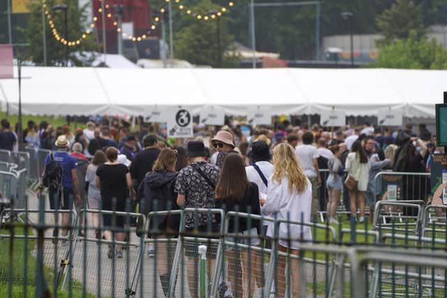 Fans have spoken of their joy at being able to dance and enjoy live music again at this year's Tramlines Festival at Hillsborough Park in Sheffield. Picture: Scott Merrylees.