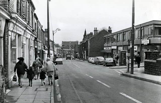 A view of the shops on South Road, Walkley, Sheffield