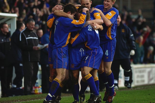 Shrewsbury Town were 80 places below Everton in the league pyramid when they caused a huge upset thanks to Nigel Jemson's winner.