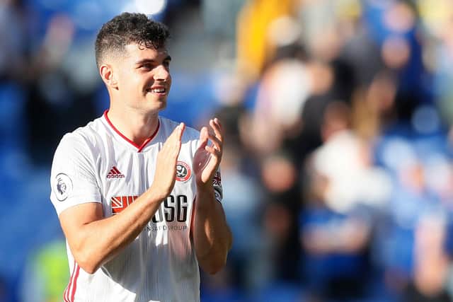 John Egan was man of the match against Everton: Simon Bellis/Sportimage