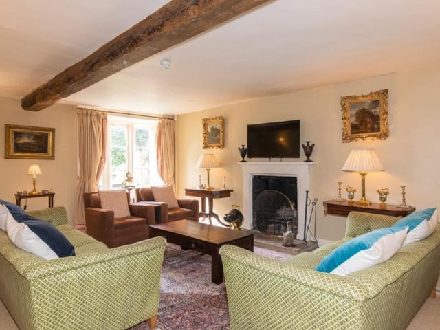 Dating back to 1844, Elmestree House is a fine example of a traditional English manor house. It is a Grade II listed building, and here is an example of the substantial reception rooms. Quirkily, the house can only be reached via two cattle grids along a sweeping private driveway through a park.
