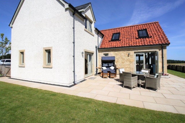 Located 10 minutes drive from St Andrews, this truly stunning four-bedroom family home is in a fantastic location and has ample outdoor space and seating - £18,000 total stay.
