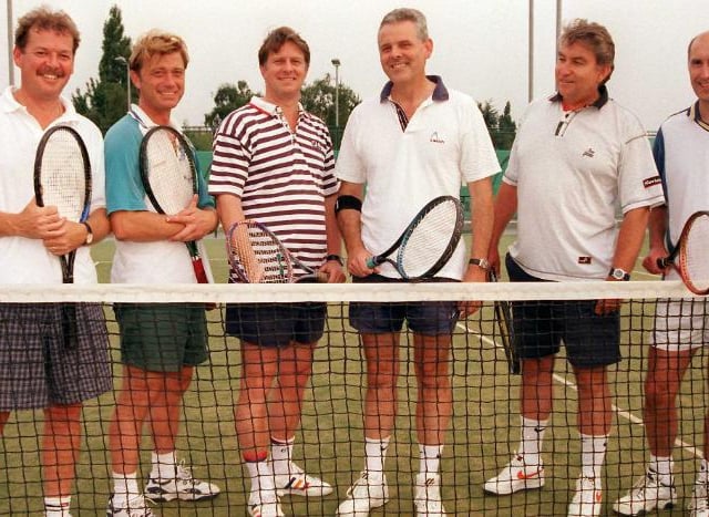 The Doncaster Tennis Club Men's Team in 1999.