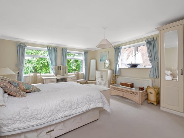 This six bedroom house in St Mary's Road, Hayling Island, is on the market for £875,000. It is listed by Fine and Country.