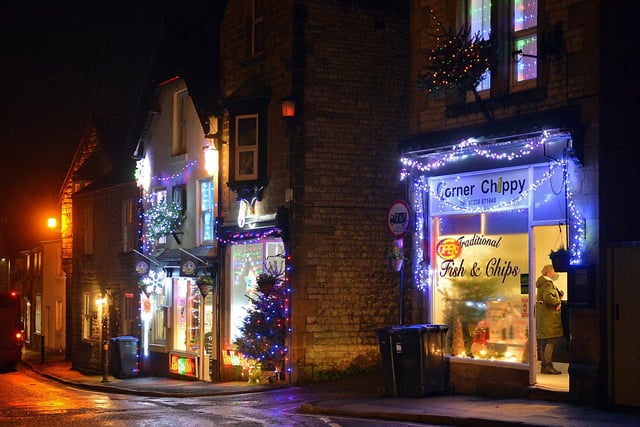 These shops in Tideswell look absolutely brilliant, and are helping residents to get into the Christmas spirit.