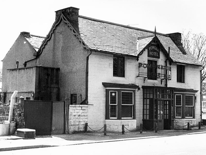 The Pomona Hotel, Ecclesall Road, Sheffield, pictured in 1980