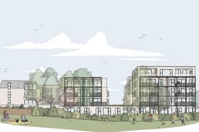 An illustration of revised plans submitted by PTA Developments to Sheffield City Council for apartments on Carter Knowle Road, Sheffield on the site of the old Gospel Meeting Hall. Image: PTA Developments/Sheffield Council planning portal