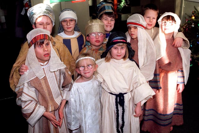 Children at Tapton Mount school performed their nativity play in 1996