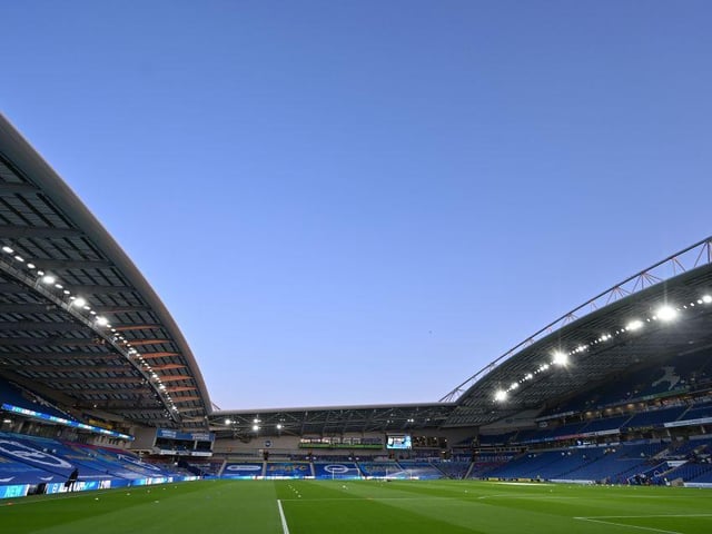 Brighton win: 18%, Liverpool win: 62%, Draw: 21%.
