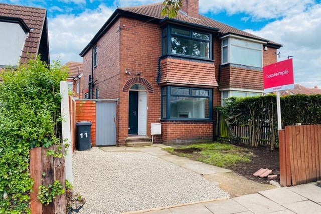 This three bedroom house on Chestnut Avenue, Wheatley Hills, is walking distance from the park. It is on the market for £155,000. Marketed by Strike, 0113 482 9379.