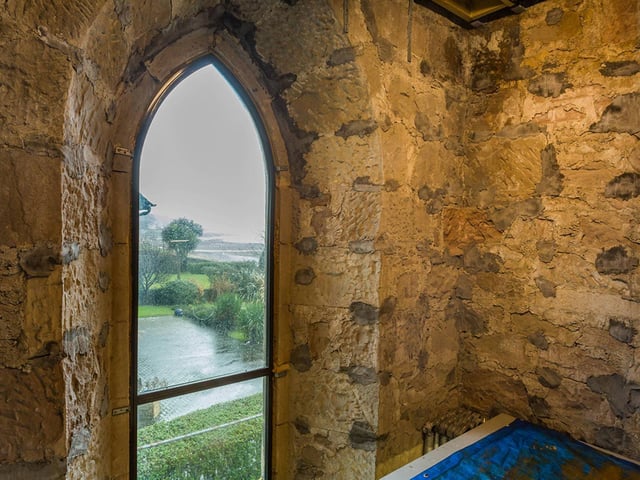 Upper floor in church.