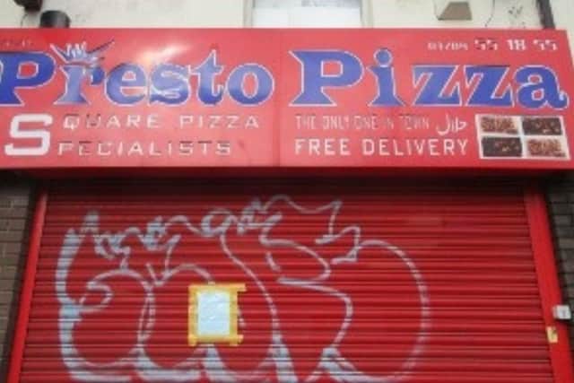 Presto Pizza, Masborough Street, Rotherham, which was ordered to close temporarily because of a rat infestation, following a surprise inspection by Rotherham Council Environmental Health officers, has been ordered to pay a total of £1,325 by a court in Sheffield
