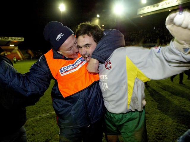 Made the switch to Doncaster Rovers before returning to United after impressing in a reserve game. Was a part of the Scarborough team that faced Chelsea in the FA Cup in 2004. Bought a share in his parents' bakery after retiring. "No-one likes food like me,” he joked.