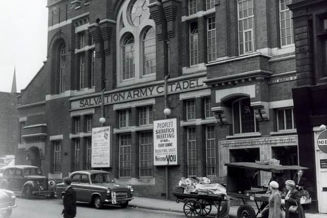 The Salvation Army Citadel, Cross Burgess Street, Sheffield, August 1959