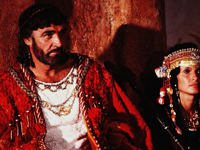 Sean Connery with Juliette James in Time Bandits in 1981