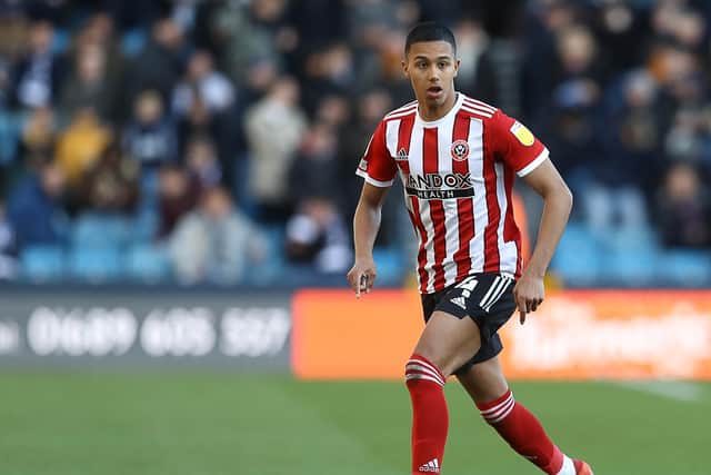 Kyron Gordon made his Sheffield United league debut at Millwall: Paul Terry / Sportimage