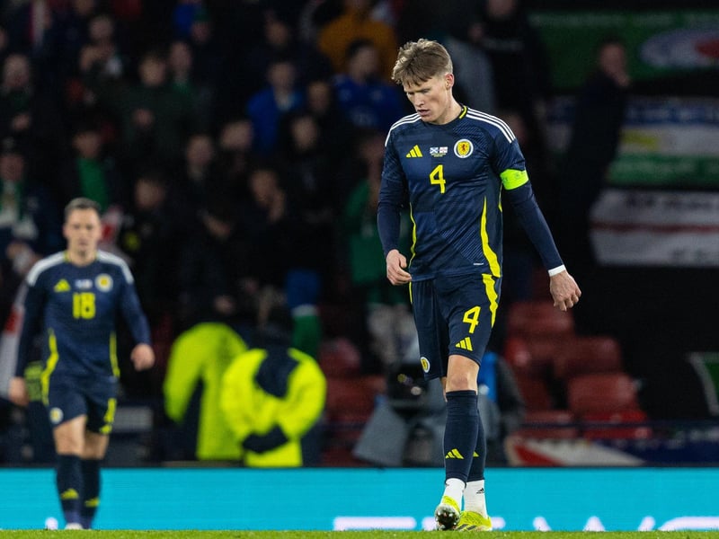 There was panic in the Scotland camp after the midfielder
headed down the Old Trafford tunnel three weeks ago, however, after confirming the injury was "just hypertension" he made his return to the starting XI in Sunday's 1-0 defeat to Arsenal. Expected return date: Fully fit.