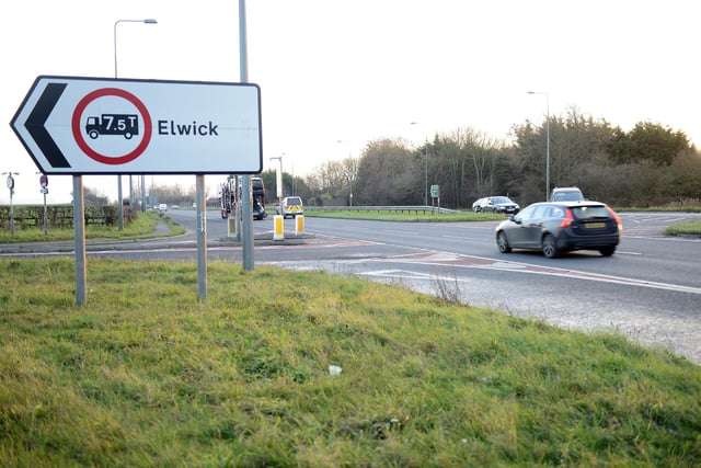 The Hartlepool stretch of the dual carriageway recorded 40 casualty accidents.