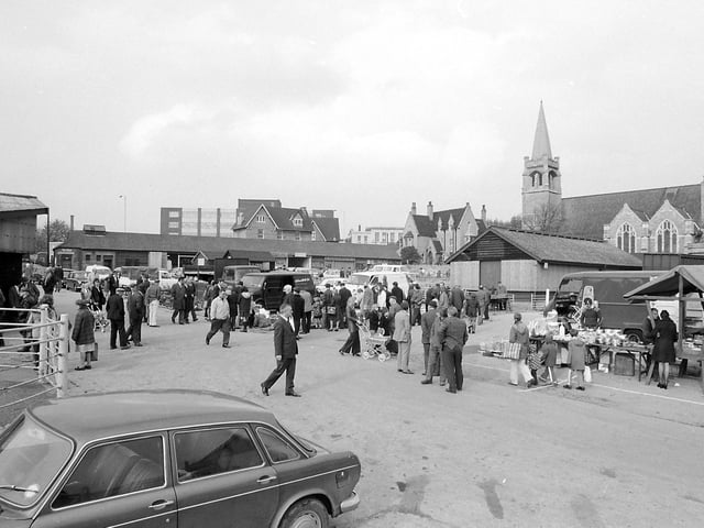 The cattle market was on the corner of Nottingham Road and Bath Street - did you visit?