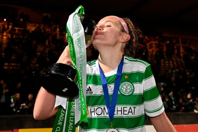Celtic's Caitlin Hayes is an absolute warrior of a defender. Hayes is an extremely tough opponent and enjoyed a massively successful year, helping the Hoops to Champions League qualification and the SWPL Cup - only the club's second ever in their history.