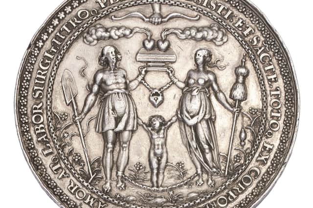Marriage Medal by Sebastain Dadler, Gdansk, Poland – estimate: £250-350