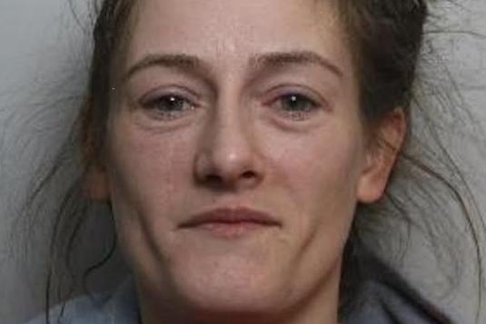 Pictured is one-woman crimewave Rachel Marshall, aged 38, of no fixed address, who was sentenced at Sheffield Crown Court to three years of custody and disqualified from driving for 12 months upon her release.
Sheffield Crown Court heard on September 6 how Rachel Marshall, who has 18 convictions for 50 offences, formerly of Moncriefe Road, at Nether Edge, Sheffield, had set fire to a bin which had spread to a property belonging to an acquaintance.
Marshall had also threatened to set fire to another man's house and car, punched him and tried to damage his car tyre.
The defendant also took this man's car in another incident and collided with a vehicle which left the other driver with concussion.
She pleaded guilty to arson as to being reckless as to whether life would be endangered, was found guilty of threatening to destroy property, attempted criminal damage and assault by beating, and she also admitted failing to surrender, using a vehicle without insurance, failing to stop after a collision and aggravated vehicle taking.
