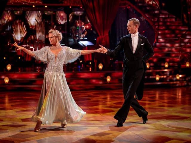 Sheffield's Dan Walker and partner Nadiya Bychkova dazzled with a string of sweeping lifts on Saturday's show - but were snubbed with a score of '4' from Craig Revel Horwood.