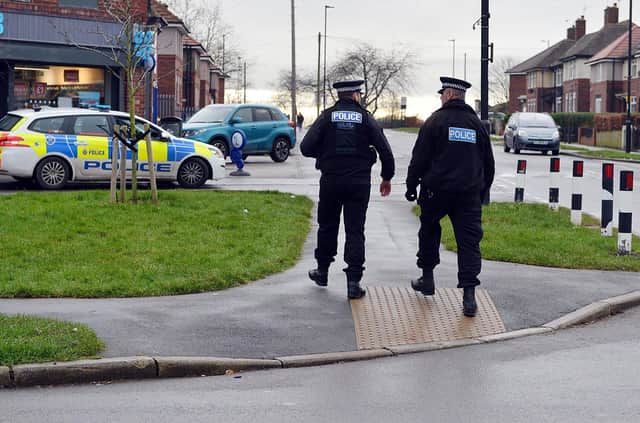 Police officers in Sheffield are clamping down on armed crime