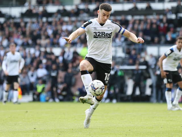 Tom Lawrence of Derby County has been linked with Sheffield United (photo by Cameron Smith/Getty Images).