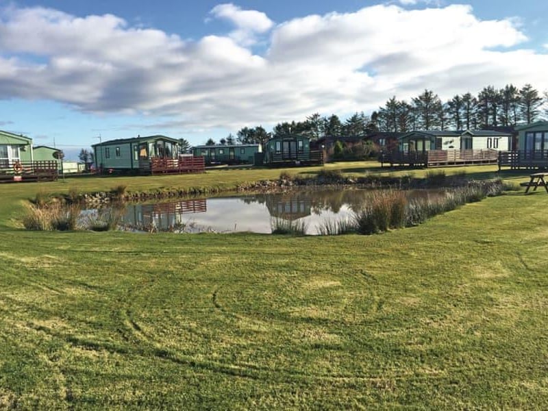 Perched on a hillside overlooking the sparkling waters of Luce Bay on the beautiful Dumfries and Galloway coast, Whitecairn Holiday Park has panoramic views over the Mull of Galloway and is close to sandy beaches. Ideal for couples and families alike, some of the lodges have private hot tubs, while the park also has a launderette, children’s play area and trout fishing.
