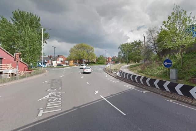 The traffic lights at Tinsley roundabout are all off this morning due to a failure