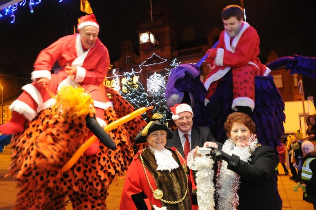 The switch on of Jarrow Christmas lights in 2014. Did you go along to enjoy the fun?
