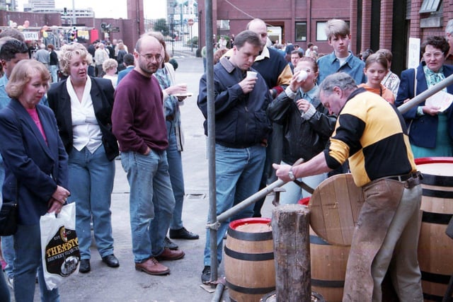 Sheffield's Ward's Brewery held an open day on Ecclesall Road on September 5, 1993