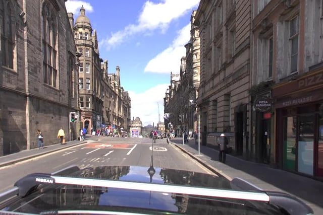 Lane closures and contraflow from Hunter Square to Scotsman Hotel due to cable connections