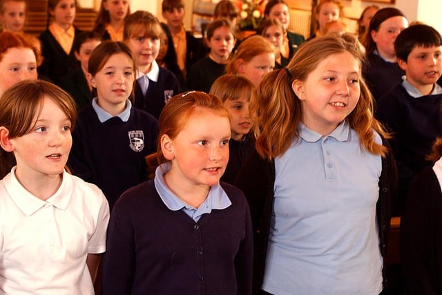 A performance at St Cuthbert's Church in Peterlee in 2006. Do you recognise the singers?