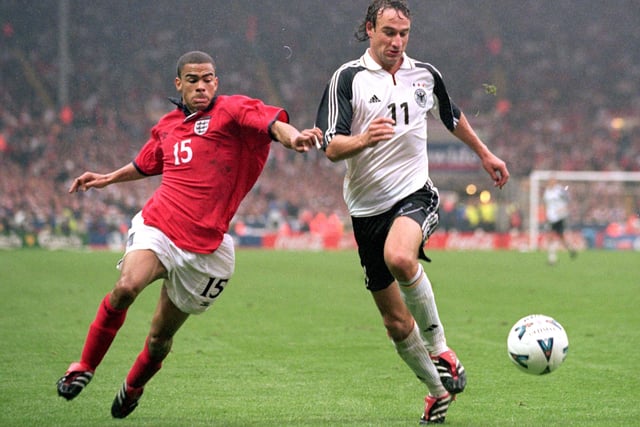 Kieron Dyer earned all but one of his 33 caps during his eight year spell with Newcastle United, making his England debut in a 6-0 win over Luxembourg in 1999.