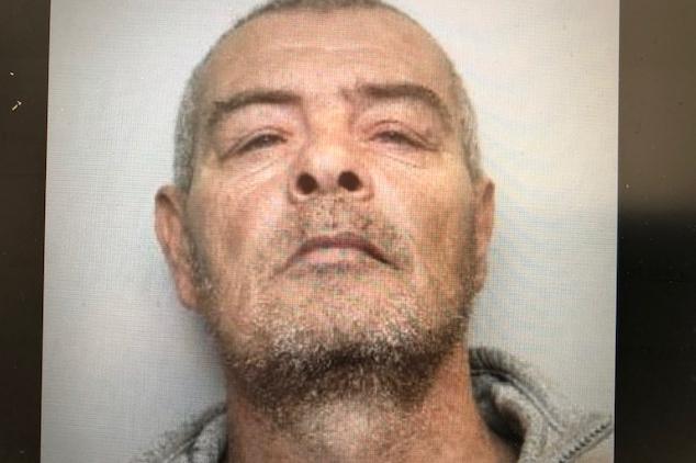 Sheffield Crown Court heard in April how Alan Kitchen, 53, of Raisen Hall Road, Longley, Sheffield, pictured, and his son Lee Kitchen, 31, of Wheldrake Road, Fir Vale, Sheffield, pretended to be returning owed money to their victim before they entered his flat and robbed him. Alan Kitchen and Lee Kitchen, who both have previous convictions, pleaded guilty to the robbery which happened on January 14. Judge Graham Reeds QC sentenced Alan Kitchen to 27-months of custody and Lee Kitchen to three-years of custody.