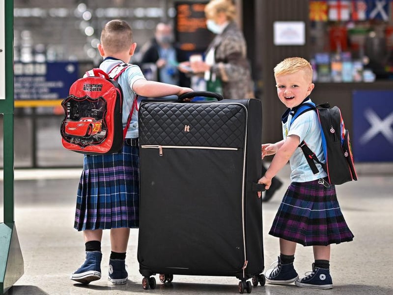 The Scotland team will be hoping to do their supporters proud, as young fans travelled with a heart full of hopes for the national team.