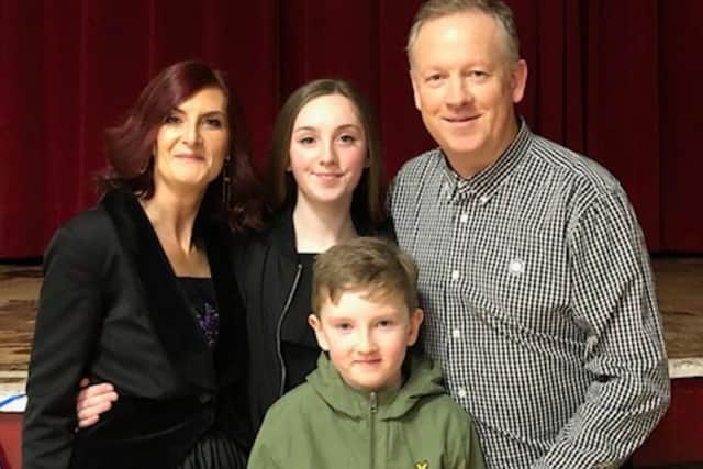 When she was diagnosed with cancer aged just 28, Sheffield teacher Petrina Drury was told she would never be able to become a mother. But she went on to have two 'miracle' babies. She is pictured with her husband and children.
