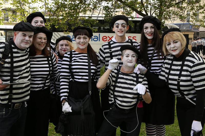 The Poolie Mimes took over Cheltenham Town in 2017, for a game which could have seen Hartlepool drop out the Football League.