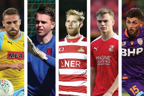 From left: Clark Robertson, Josh Griffiths, Josh Sims, Scott Twine and Brandon Wilson
