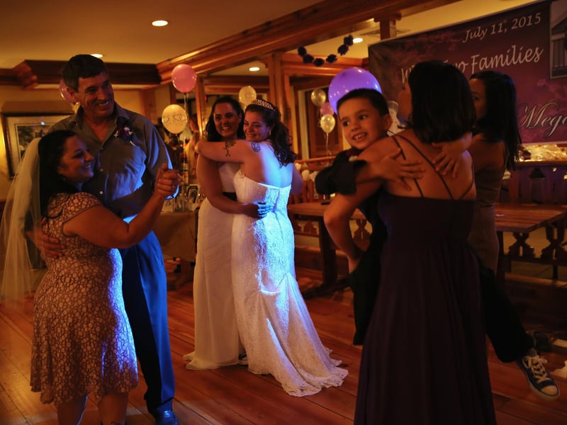 All restrictions on weddings will be lifted from July 19. Meaning there will be no limits on guest numbers and there will be no requirement for table service at life events, or restrictions on singing or dancing. Picture: John Moore/ Getty Images