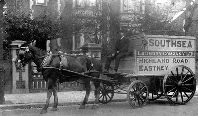 Southsea Laundry Company Ltd
The weekly call by the laundry man long before dry cleaners.
Picture: Courtesy of Bob Hind
