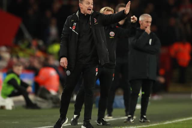 Sheffield United manager Paul Heckingbottom admits the Milwall fans will be up for this game: Simon Bellis / Sportimage