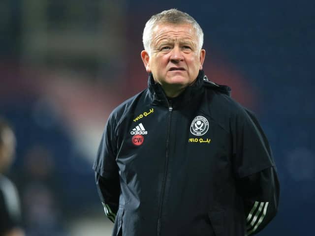 Chris Wilder, Manager of Sheffield United. (Photo by Andrew Boyers - Pool/Getty Images)