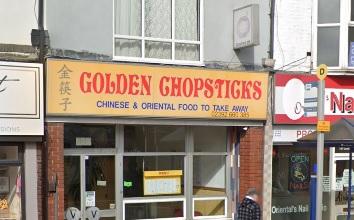 Golden Chopsticks received a zero food hygiene rating on July 14, 2021, according to the Food Standards Agency website. The FSA said major improvement was necessary for hygienic food handling, the cleanliness and condition of the facilities and building and management of food safety.