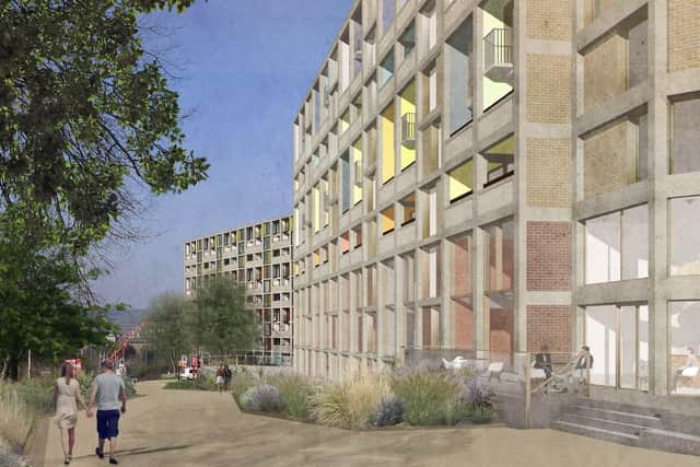 An artist's impression of phase two at Park Hill. Picture: Urban Splash/Mikhail Riches.