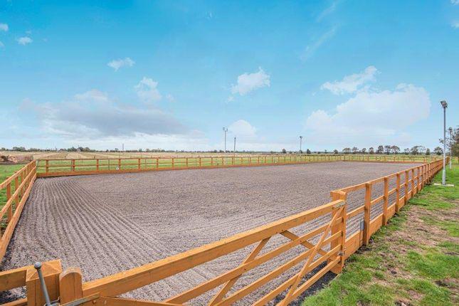 The property also features a range of stabling, paddock grazing and manege areas, alongside a variety of outbuildings